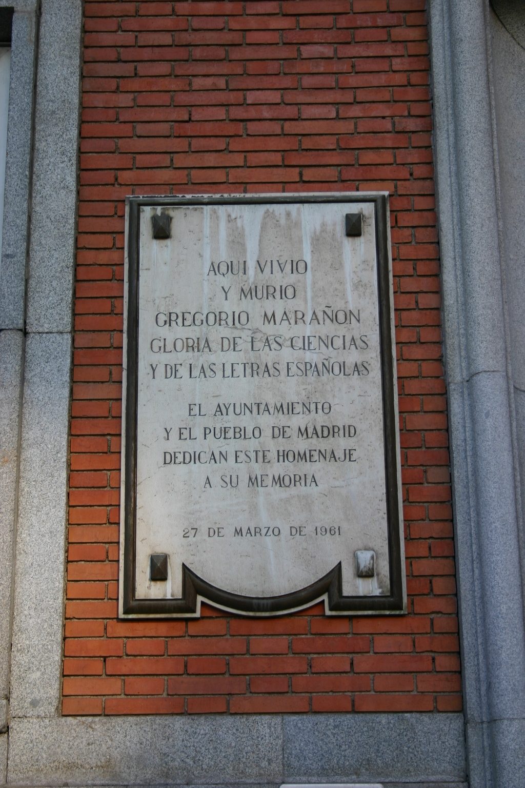 Gregorio Maranon's home, Madrid - 04.JPG